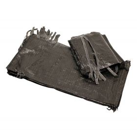 Black Woven Sandbags for Traffic Management